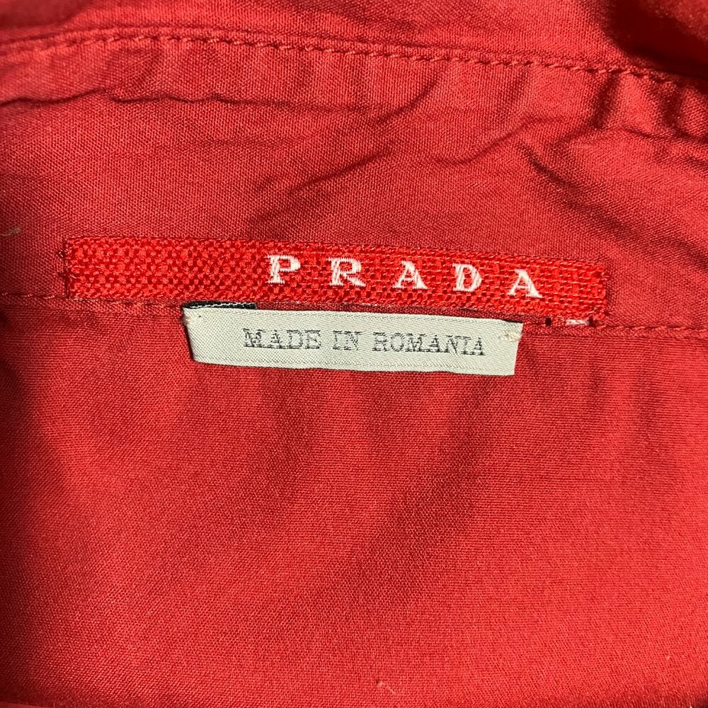 Prada Red Button-Down Shirt - Picture 6 of 6
